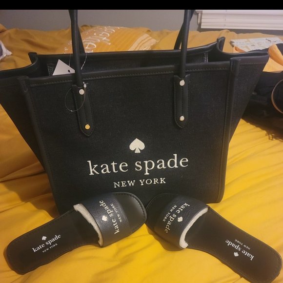 Kate Spade Bags with matching slides.